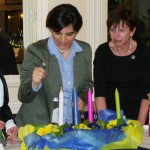 La presidente Romana Olivo, la vicesindaco Martini e la presidente distrettuale Gabriella Vaglieri