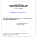 attestato partecipazione