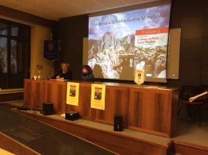 La presidente Tiziana Bolla con l'autrice, Antonella Fornari