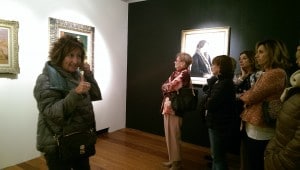 La socia Antonella Alban, curatrice e guida eccezionale della mostra