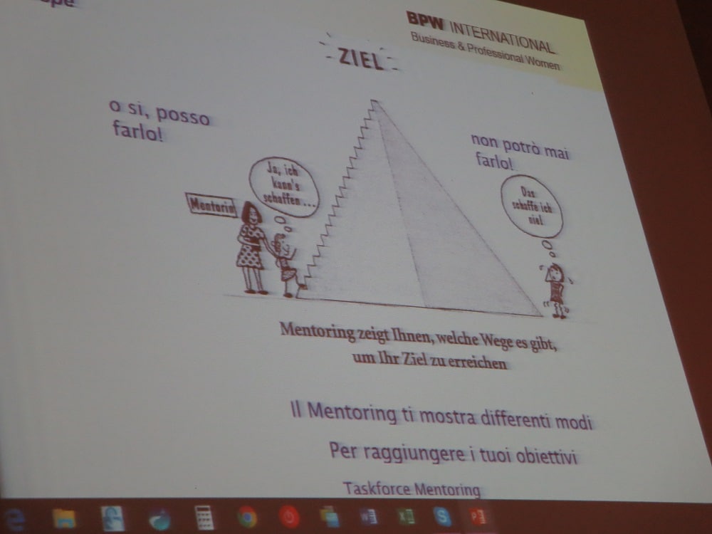 mentorin per raggiungere gli obiettivi